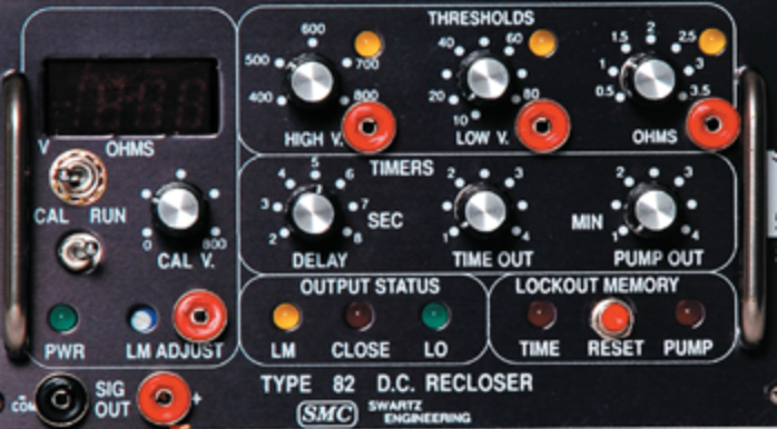 The SWARTZ Type 82 DC Re-closing Relay